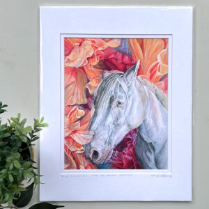 Prince Charming White Horse Laura Brady Artist Fine Artist